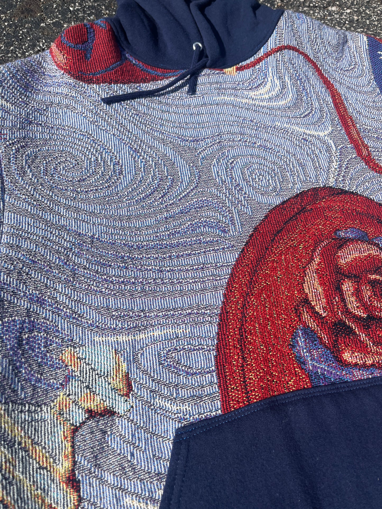 Purple Tapestry Hoodie