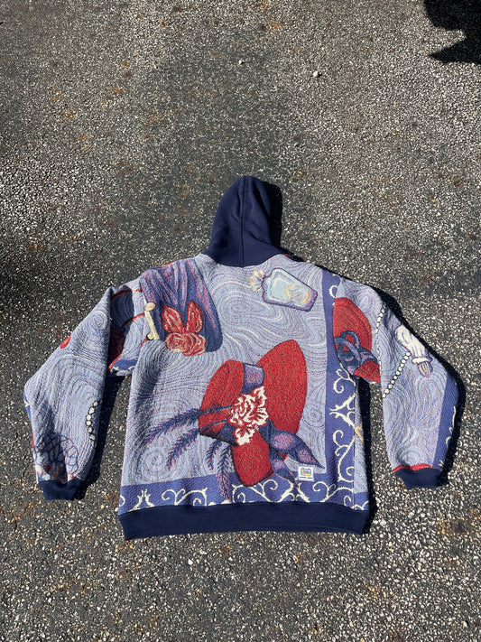 Purple Tapestry Hoodie
