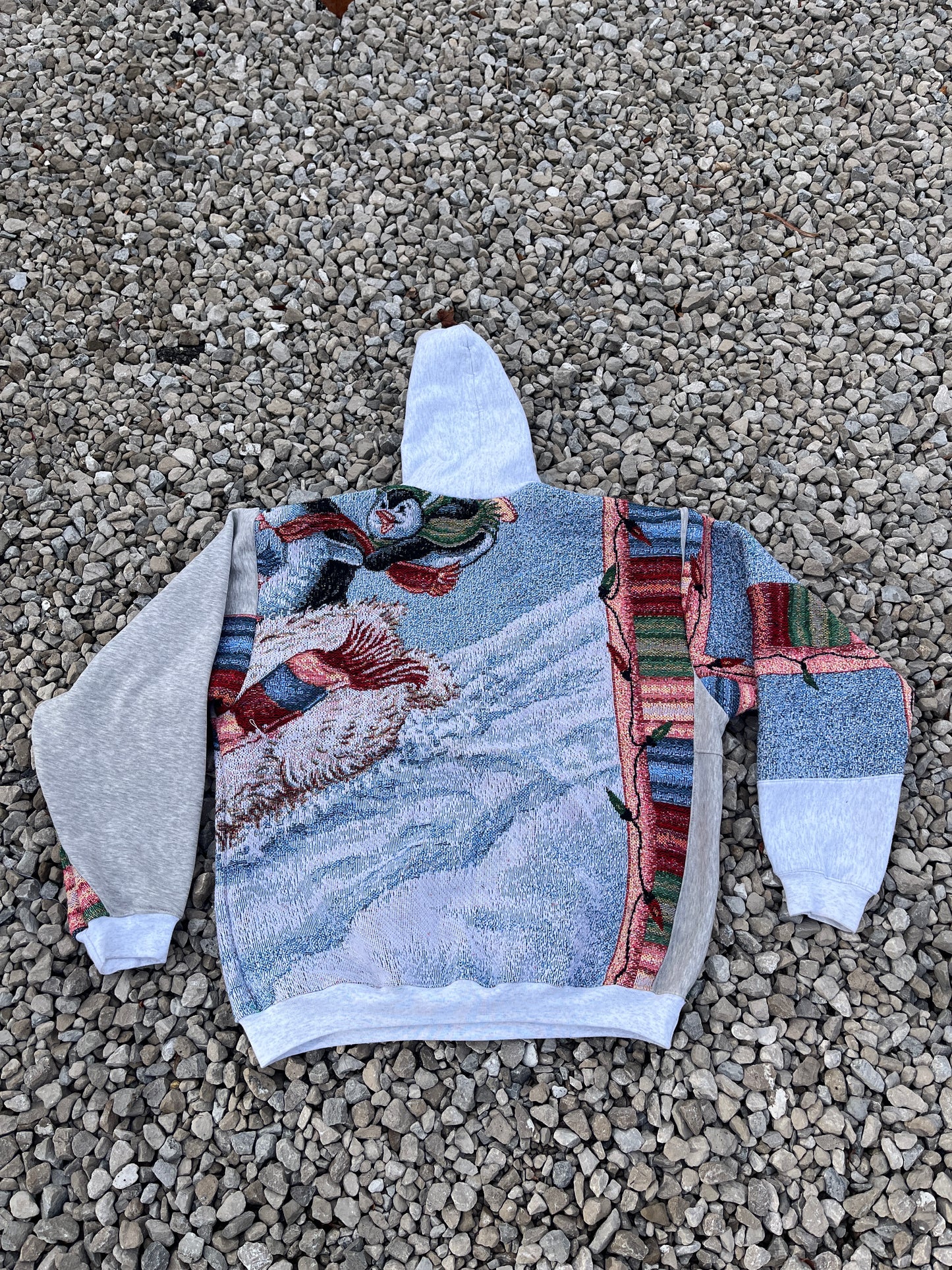 Penguin on Polar Bear Hoodie