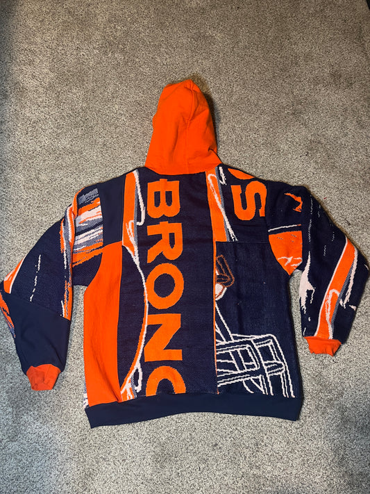Broncos tapestry hoodie