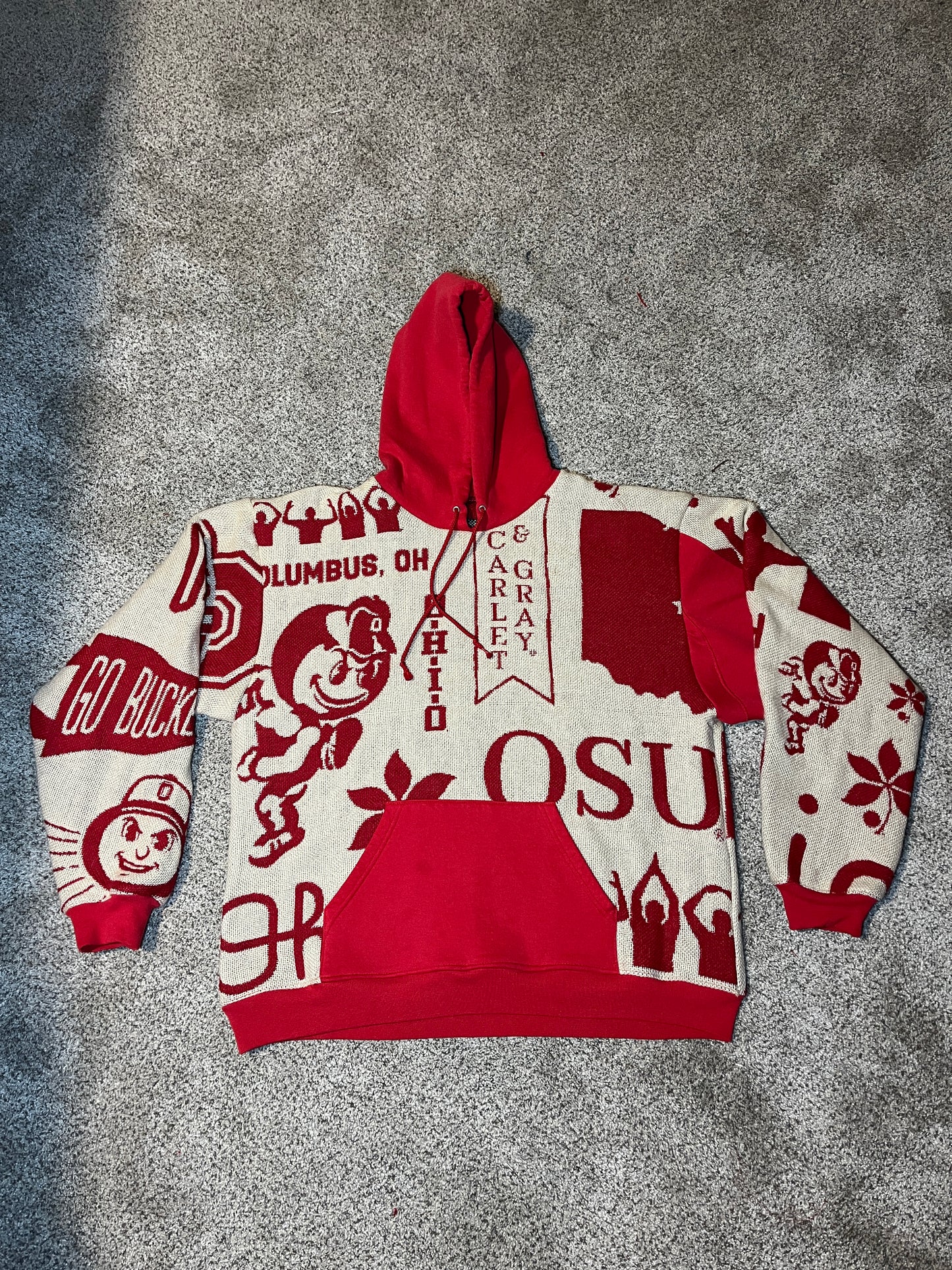 Ohio State allover Hoodie