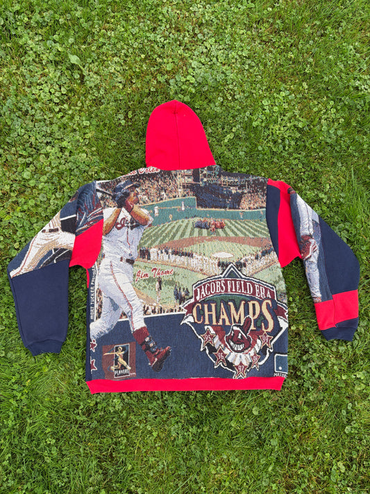 Indians 2000s All Stars hoodie blue pocket