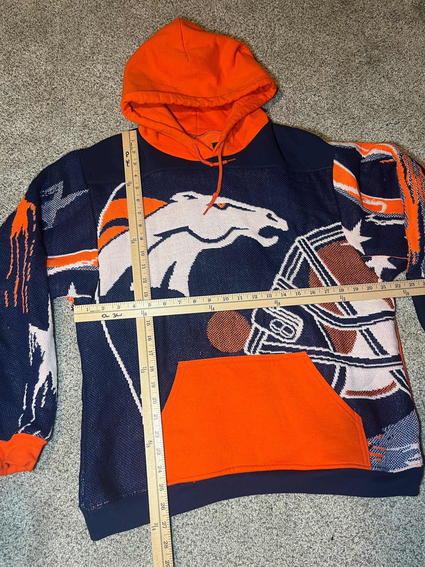 Broncos tapestry hoodie