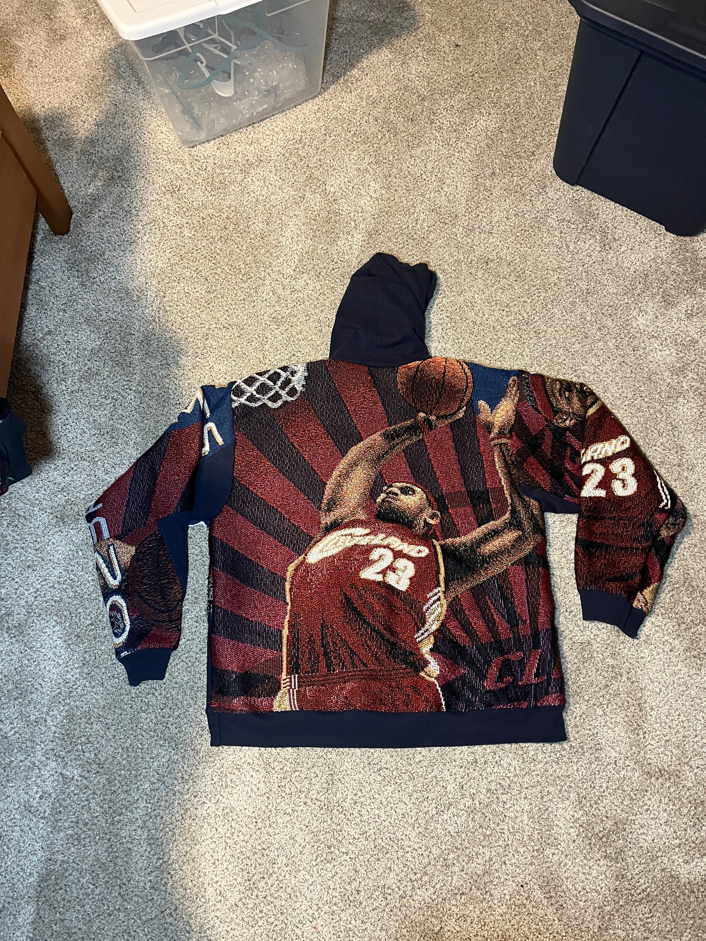 LeBron tapestry hoodie