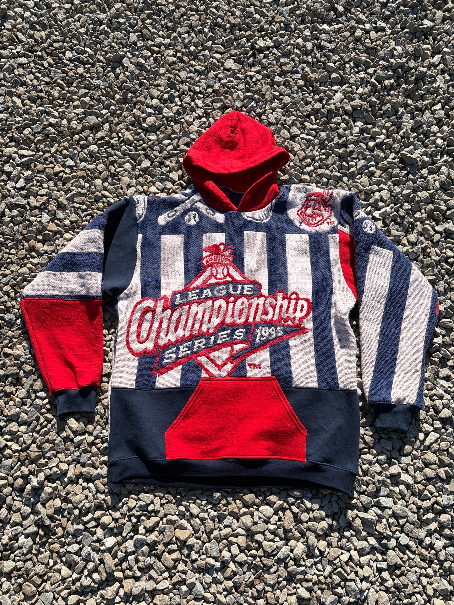 1995 AL champs Tapestry Hoodie