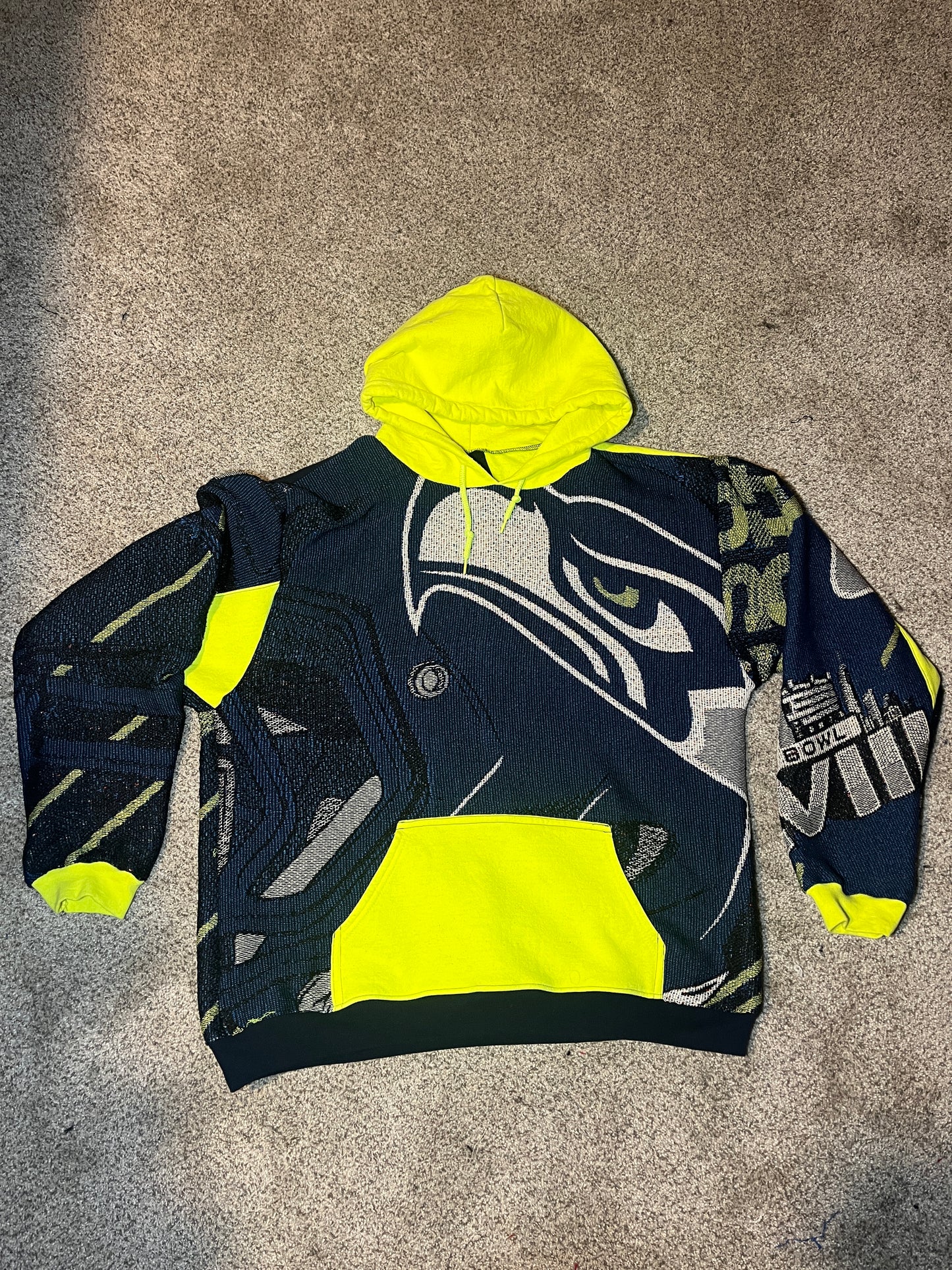 Seahawks tapestry hoodie