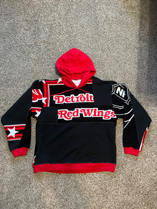 Red Wings tapestry hoodie