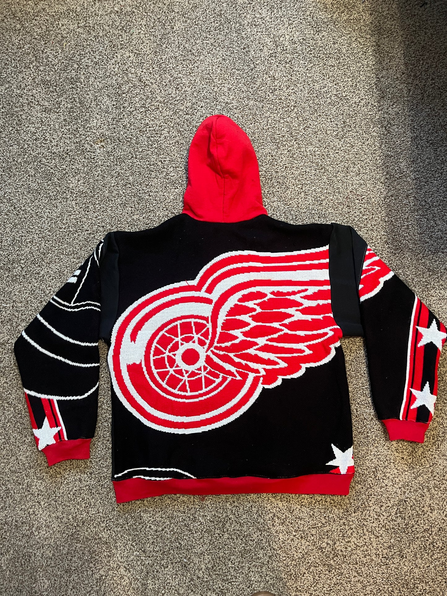 Red Wings tapestry hoodie
