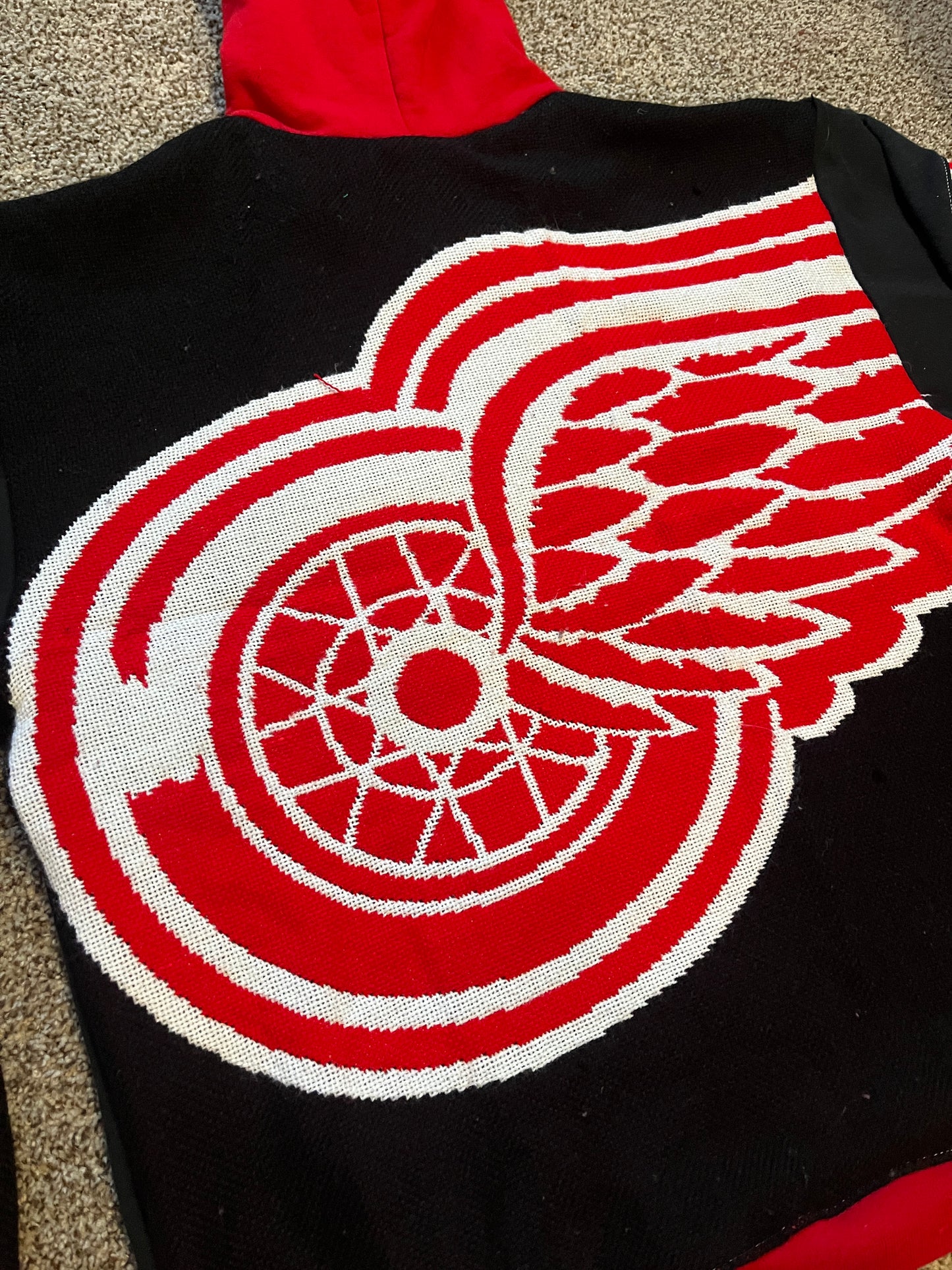 Red Wings tapestry hoodie