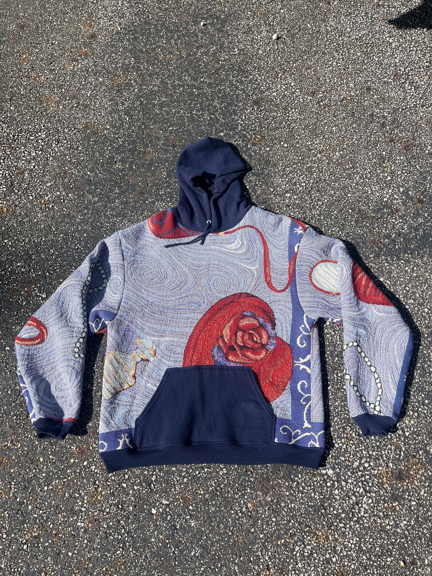 Purple Tapestry Hoodie