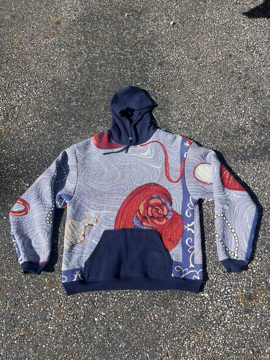 Purple Tapestry Hoodie