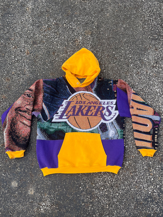 Shaq Lakers tapestry hoodie