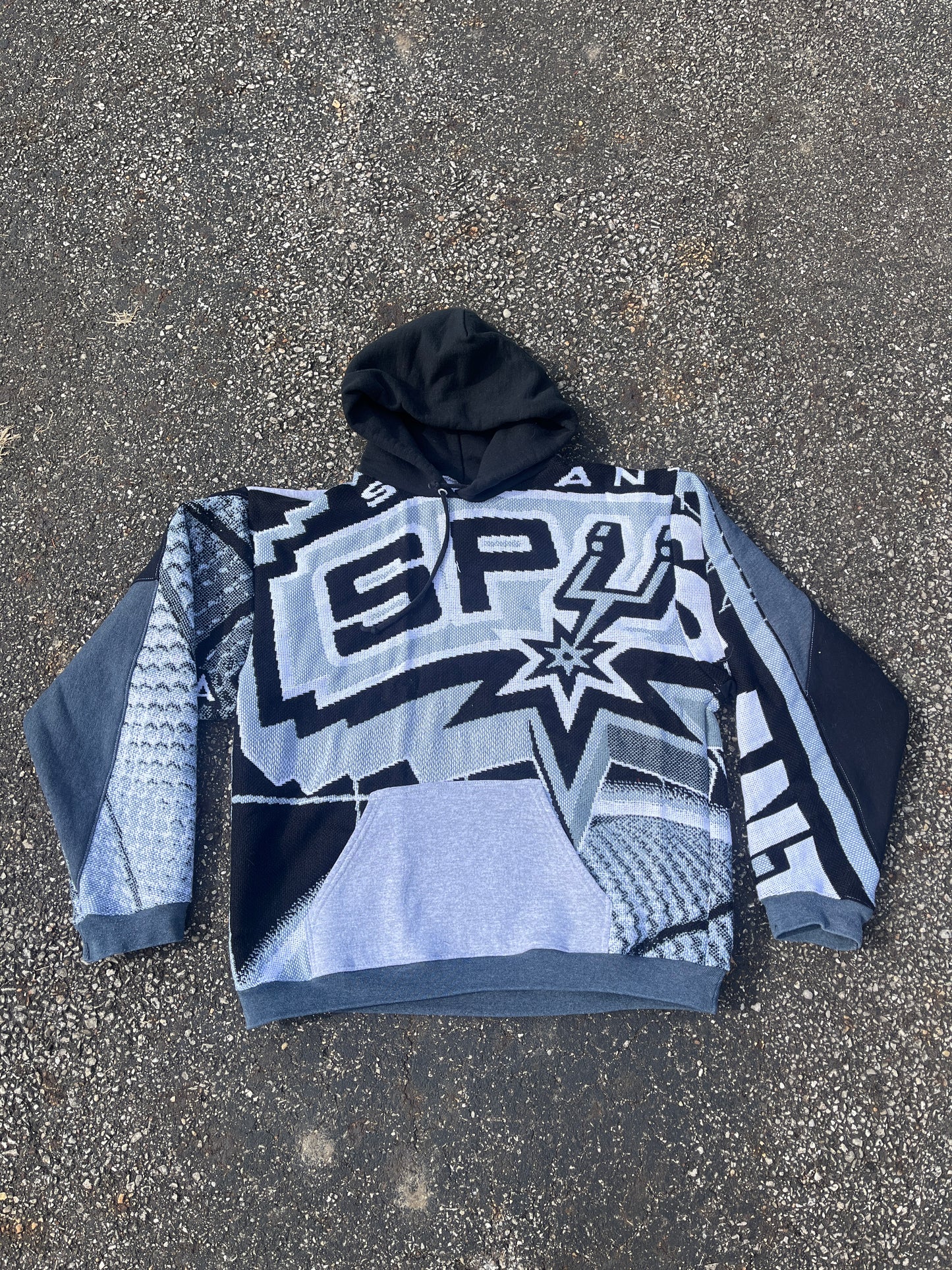 Spurs tapestry hoodie