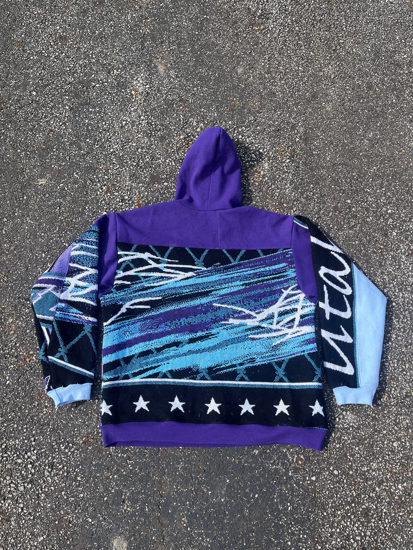 Utah Jazz reworked tapestry hoodie