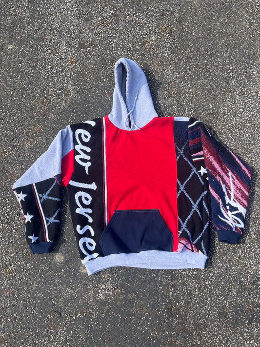 New Jersey Nets tapestry hoodie